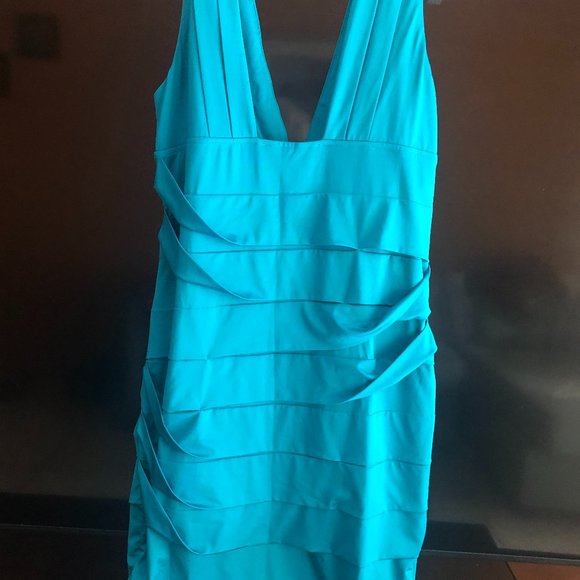 Forever 21 Dresses & Skirts - Forever 21 Junior's Large Teal Dress Event dress Elegant Cocktail Night Out